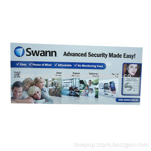 Cardboard POS Display Hanger, Advertise Products, Strong and Durable, Customized Sizes and Designs